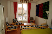 Residential bedroom with view to Altmarkt